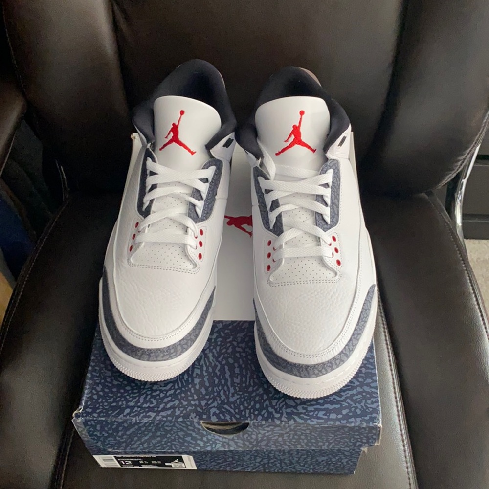 Air Jordan 3 Retro.  Size 12.  Never worn.